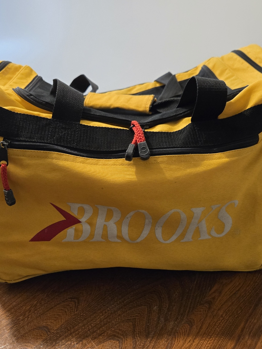 Vintage Brooks Yellow Duffel Bag